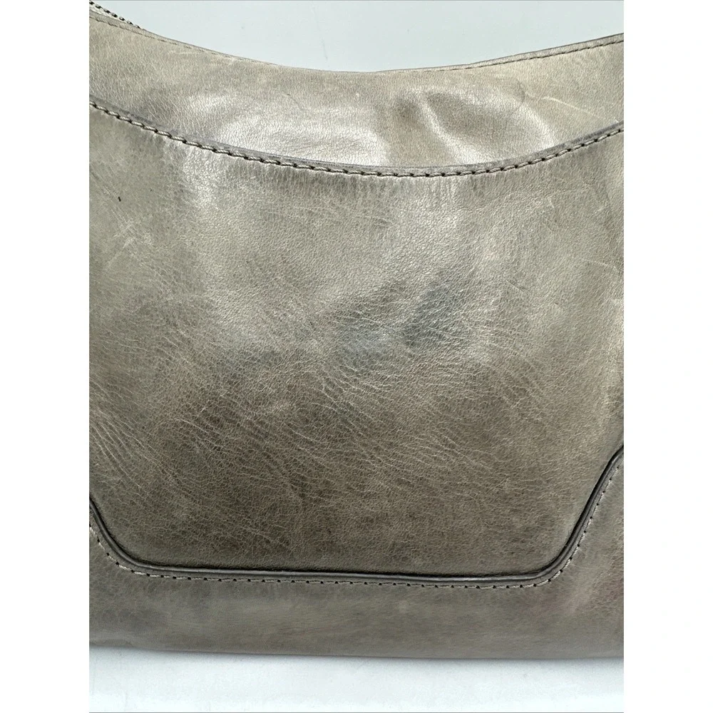 FRYE Taupe Leather MELISSA ZIP CROSSBODY Shoulder Bag - MSRP $198